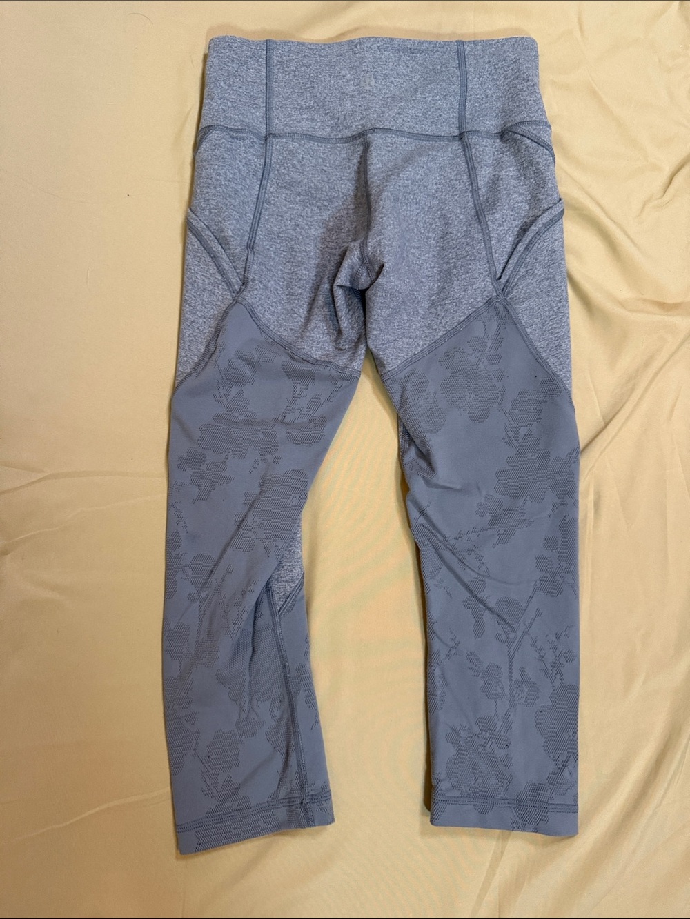 lululemon athletica Gray Patterned Leggings